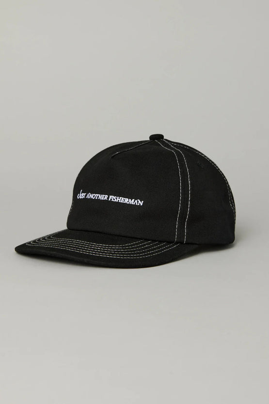 Just Another Fisherman Heritage Logo Ledger Cap - Black