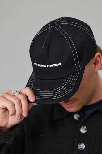Just Another Fisherman Heritage Logo Ledger Cap - Black