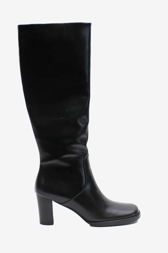 La Tribe Vintage Knee High Boot - Black