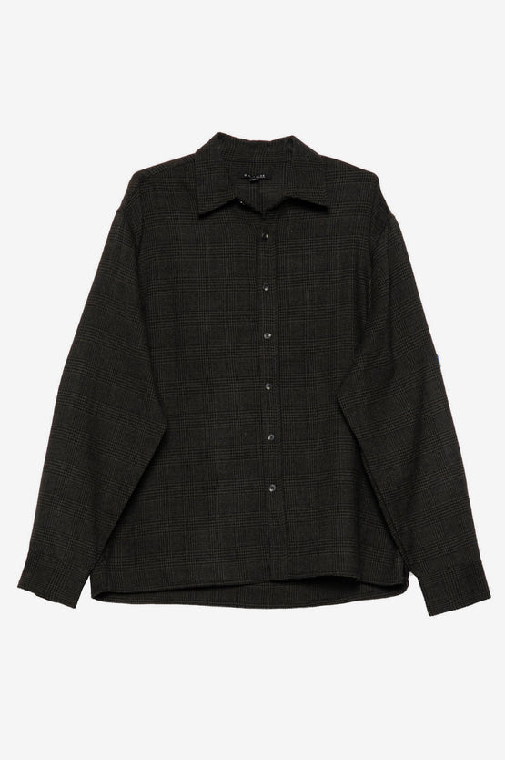 Beach Brains Hold LS Shirt - Green/Black