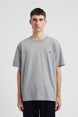 Norse Projects Holger Globe T-Shirt - Grey