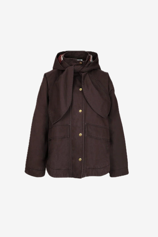 Ruby Bailey Hooded Jacket - Espresso
