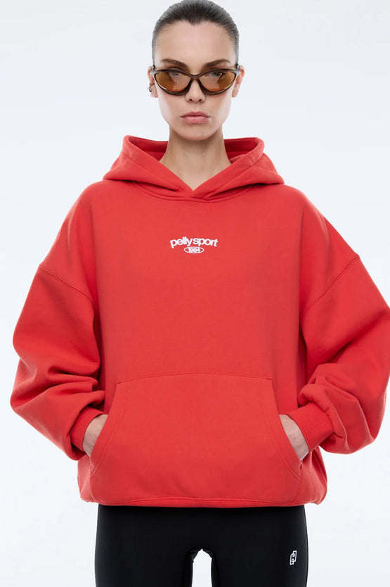 Ena Pelly Sport Hoodie - Flame Red