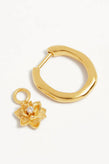 By Charlotte Bloom Within Lotus Hoops - Gold