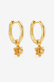 By Charlotte Bloom Within Lotus Hoops - Gold