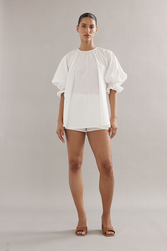 Caitlin Crisp Horizon Top - Ivory