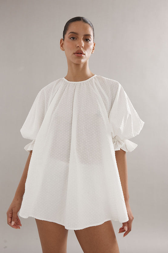 Caitlin Crisp Horizon Top - Ivory