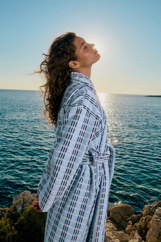 Hommey Velour Robe - Horzion