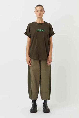 Camilla & Marc Huntington C&M Tee - Army Green