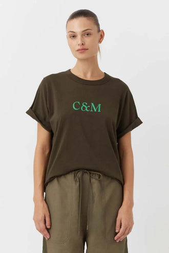 Camilla & Marc Huntington C&M Tee - Army Green