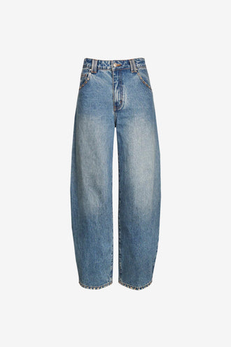Ruby Icon Studded Jean - Midtown Blue