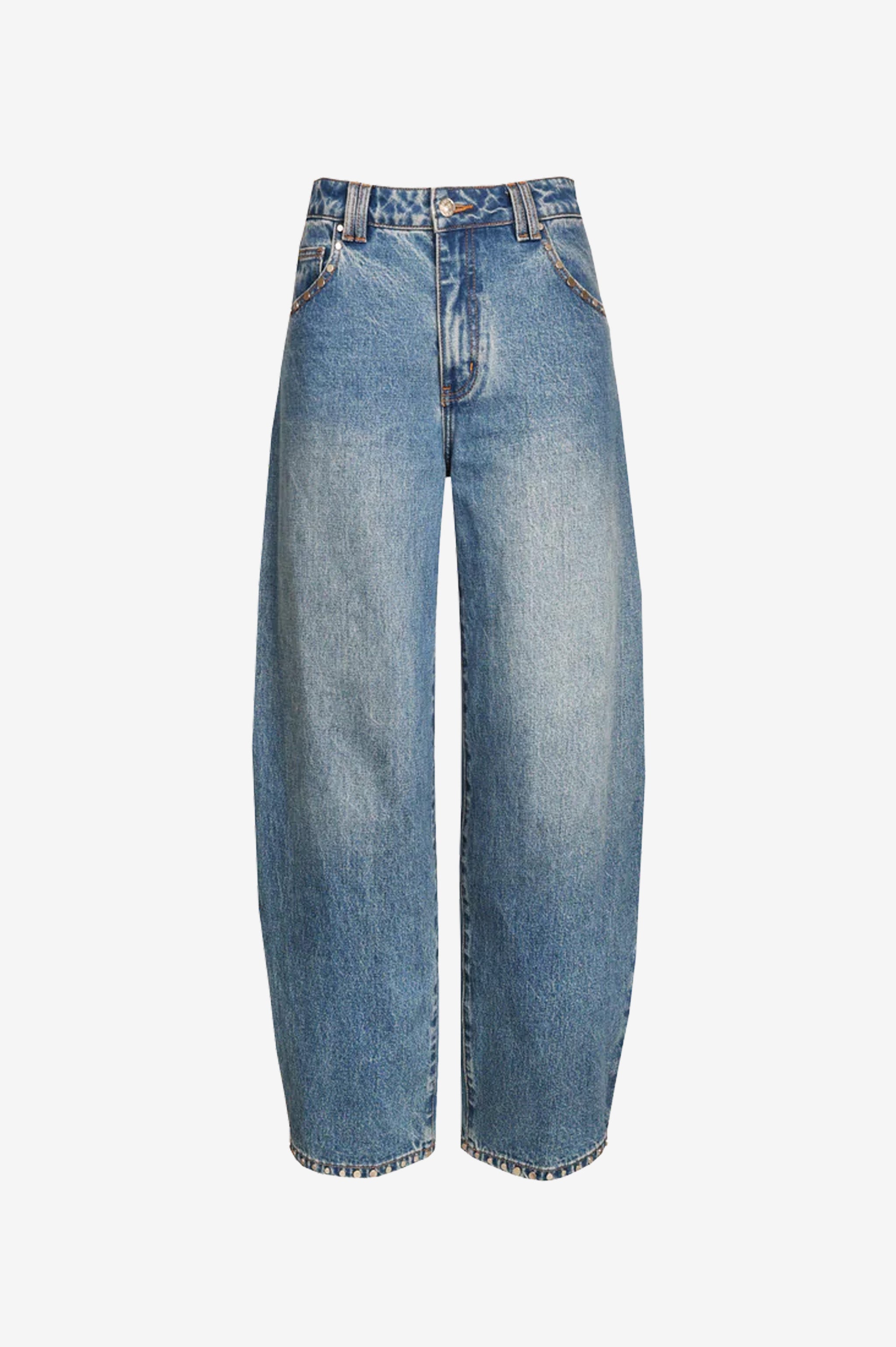 Ruby Icon Studded Jean - Midtown Blue