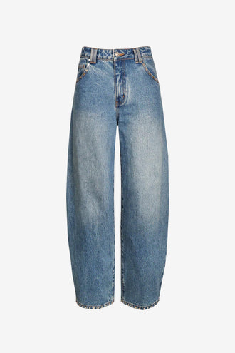 Ruby Icon Studded Jean - Midtown Blue