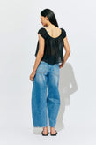 Ruby Icon Studded Jean - Midtown Blue