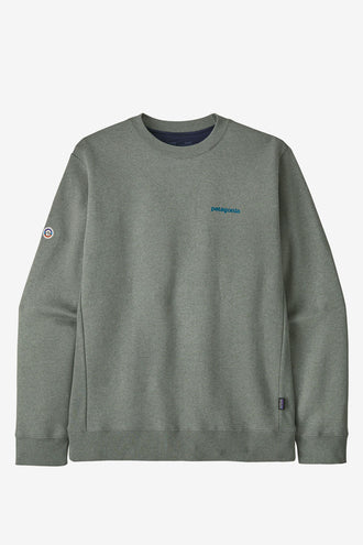 Patagonia Fitz Roy Icon Crew - Sleet Green