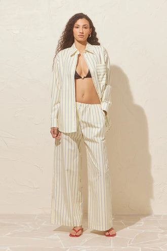 Ruby Ida Shirt - Brown Stripe