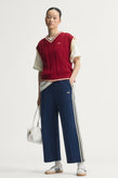 Adidas Firebird Crop Trackpant - Indigo Night / Warm Vanilla