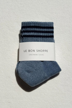 Le Bon Shoppe Girlfriend Socks - Indigo