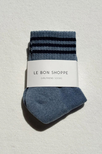 Le Bon Shoppe Girlfriend Socks - Indigo