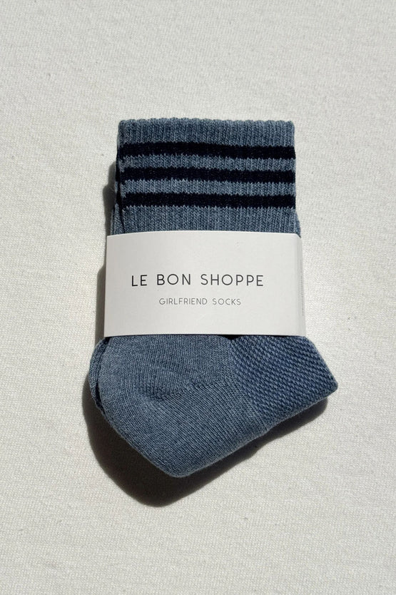 Le Bon Shoppe Girlfriend Socks - Indigo