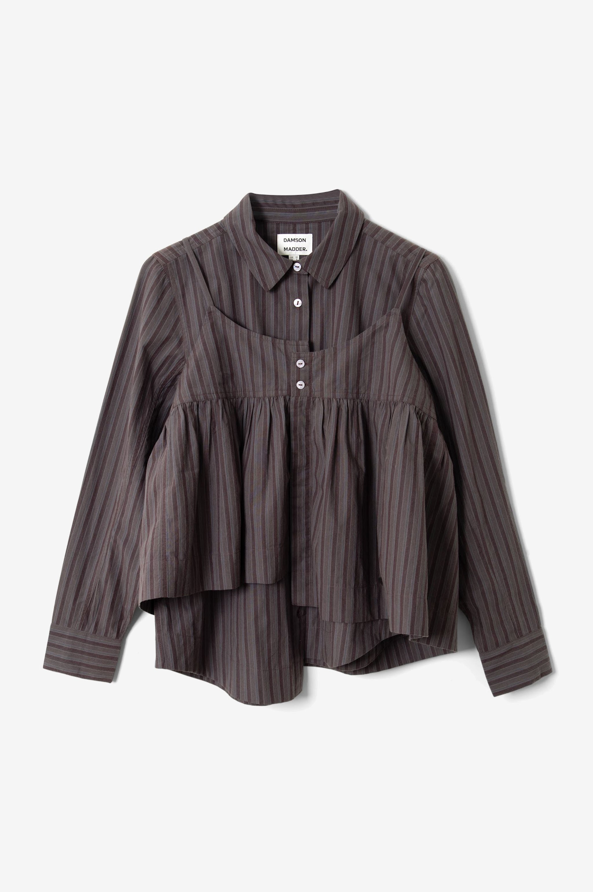 Damson Madder Indie Double Layer Shirt - Merlot