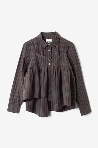 Damson Madder Indie Double Layer Shirt - Merlot