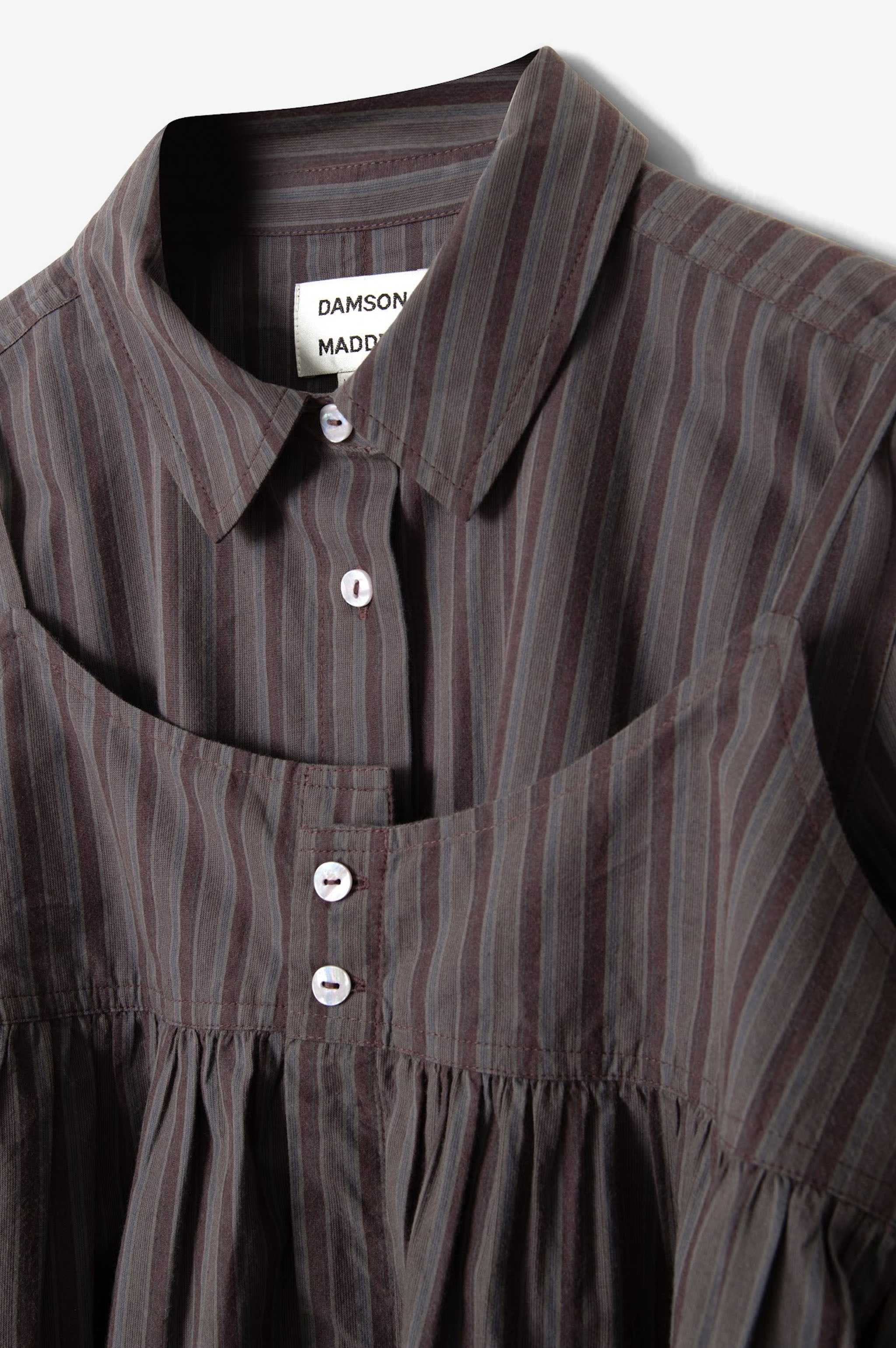 Damson Madder Indie Double Layer Shirt - Merlot