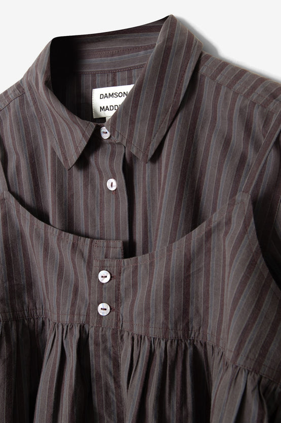Damson Madder Indie Double Layer Shirt - Merlot