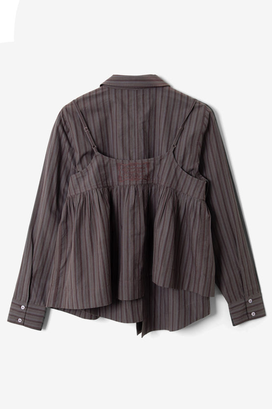 Damson Madder Indie Double Layer Shirt - Merlot