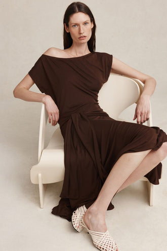 Marle Inez Dress - Chocolate
