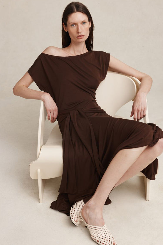 Marle Inez Dress - Chocolate