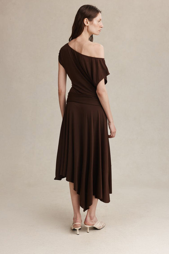 Marle Inez Dress - Chocolate