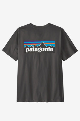 Patagonia P-6 Logo T-Shirt - Ink Black