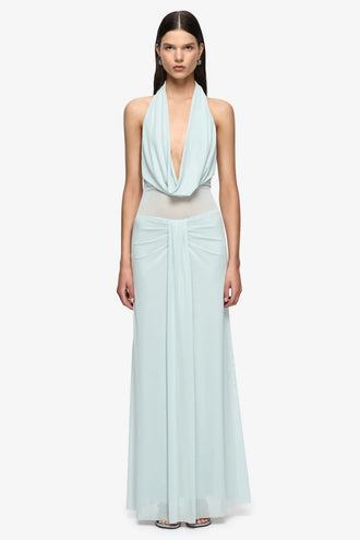 Bec & Bridge Isora Halter Maxi Dress – Mist