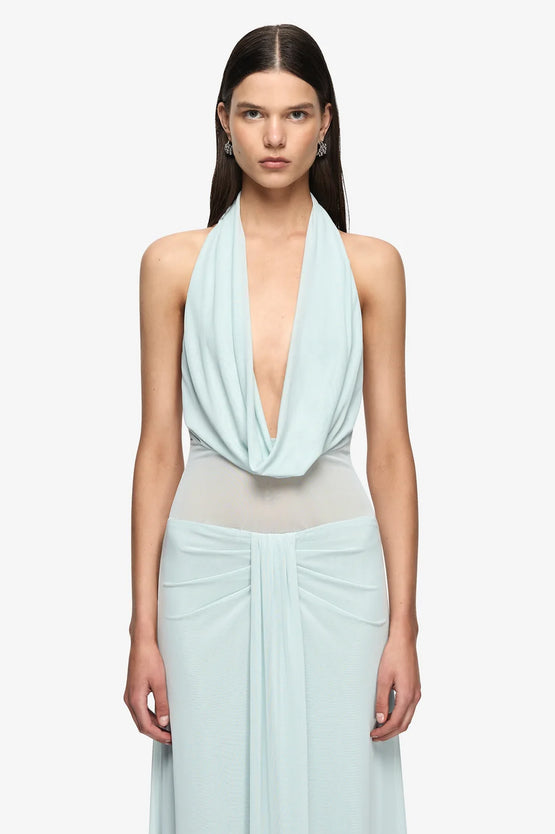 Bec & Bridge Isora Halter Maxi Dress – Mist