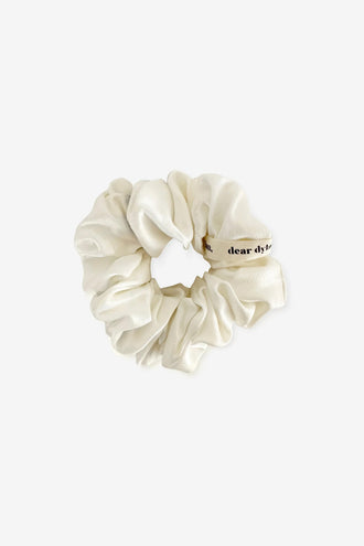 Dear Dylan Silk Scrunchie - Ivory