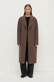 Assembly Ivy Wool Coat - Cocoa Marle