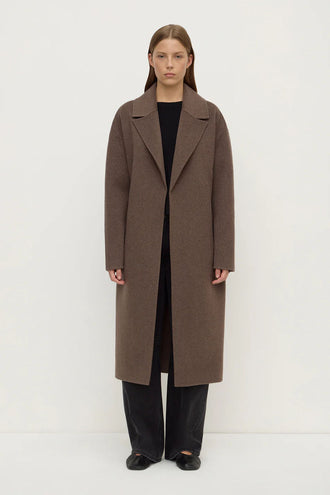 Assembly Ivy Wool Coat - Cocoa Marle