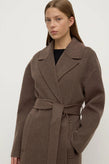 Assembly Ivy Wool Coat - Cocoa Marle