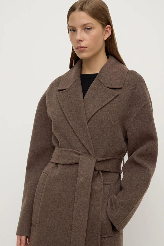 Assembly Ivy Wool Coat - Cocoa Marle