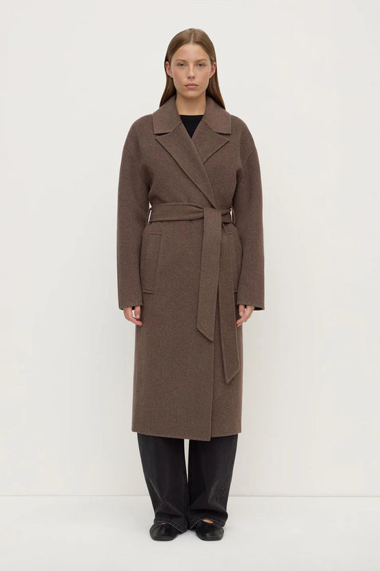 Assembly Ivy Wool Coat - Cocoa Marle