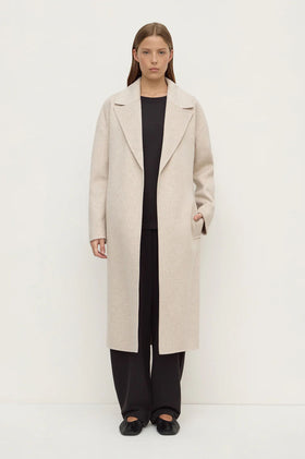 Assembly Ivy Wool Coat - Oat Marle