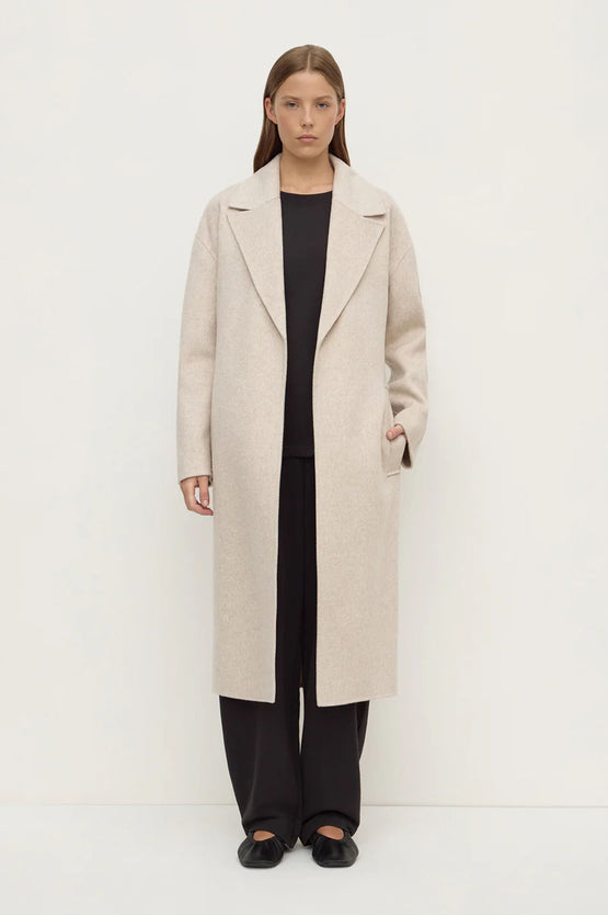 Assembly Ivy Wool Coat - Oat Marle