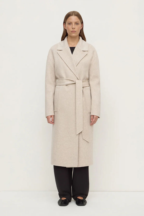 Assembly Ivy Wool Coat - Oat Marle