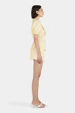 Ownley Izzy Linen Shirt - Lemon