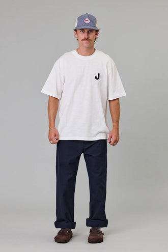 Just Another Fisherman J Shore Tee - White