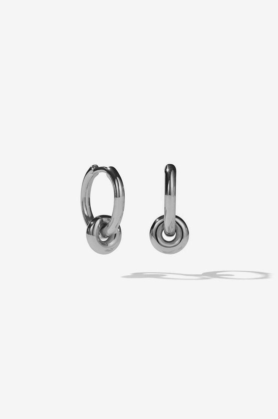 Meadowlark James Charm Earrings - Silver