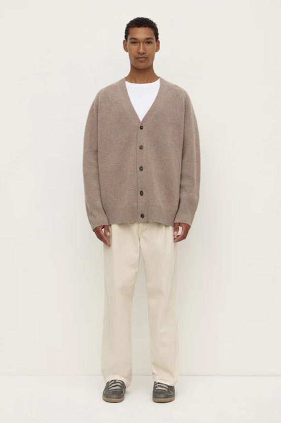 Assembly Jed Wool Cardigan - Sable Marle