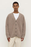 Assembly Jed Wool Cardigan - Sable Marle