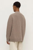 Assembly Jed Wool Cardigan - Sable Marle